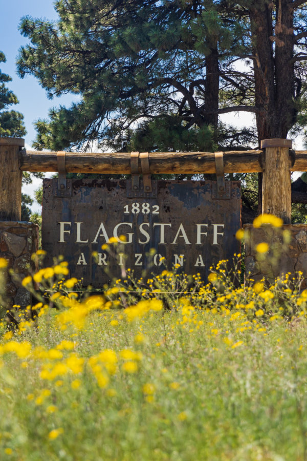 flagstaff sign outdoors